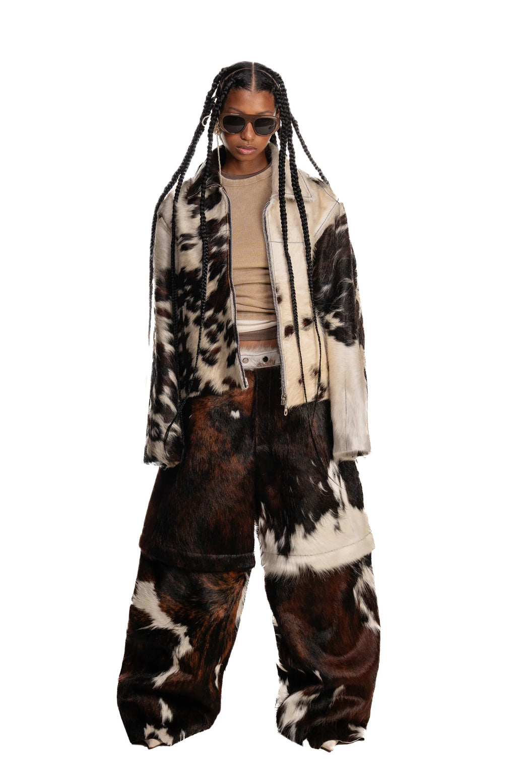 Brown Cowhide Jacket